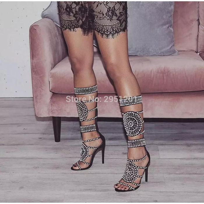 Bling gladiator sandals sales