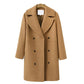 Turn-Down Collar Coat