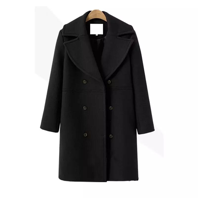 Turn-Down Collar Coat
