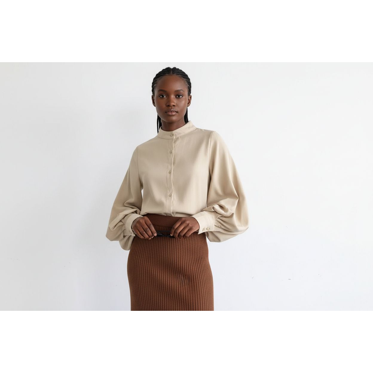 Vintage Lantern Sleeve Shirt
