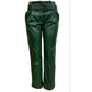 faux leather pants-high waist 
