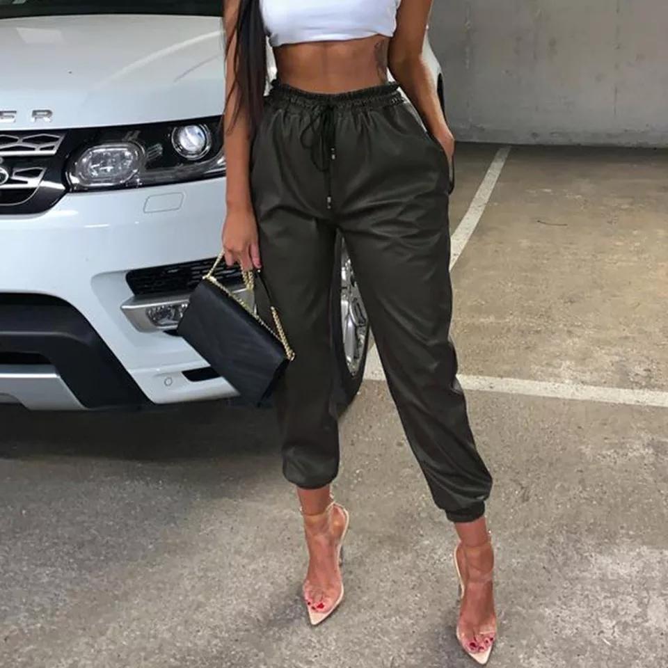 Faux Jogger Pants