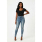 High Waisted skinny jeans