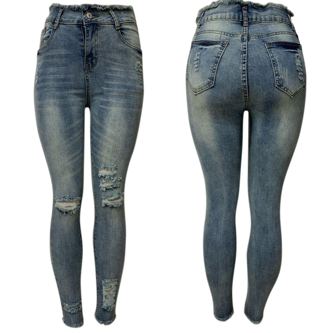 High Waisted skinny jeans