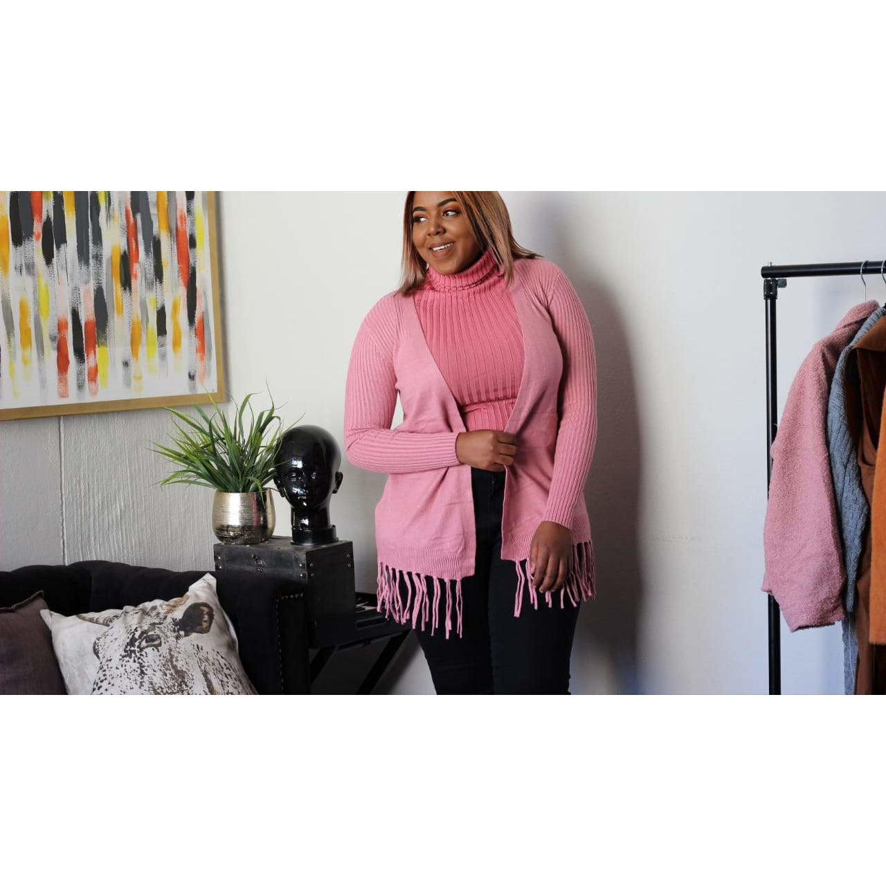 Fringe Detailed Cardigan 