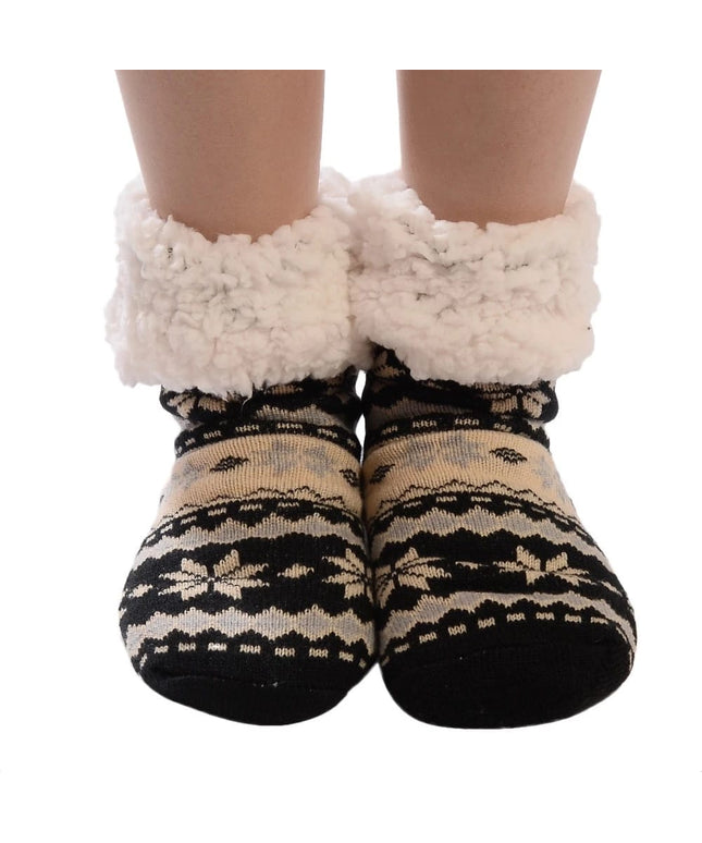 Winter Slipper Fuzzy Fleece-lined Socks