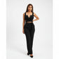 Wrap around V-Neck Crop Top 