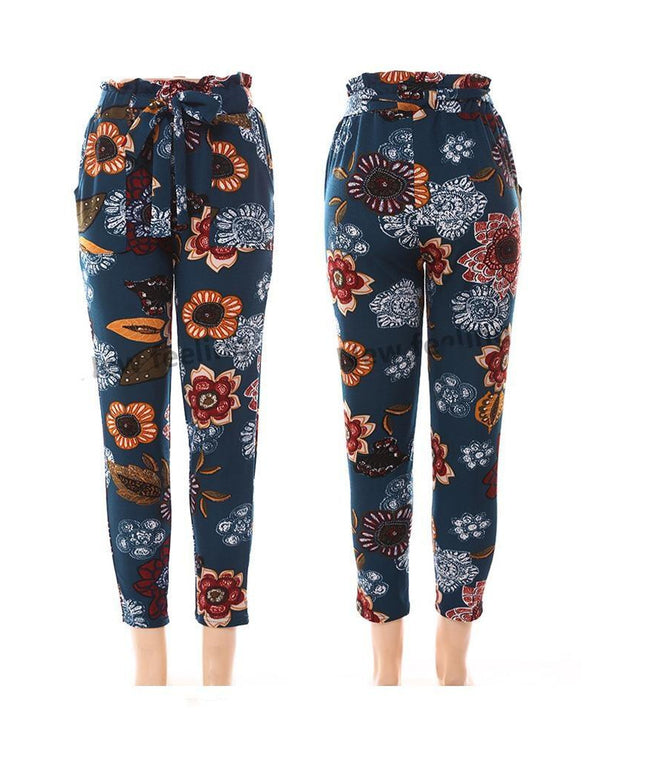 Floral High Waisted Pant 