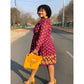 Print Vintage Dress 