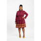 Print Vintage Dress 