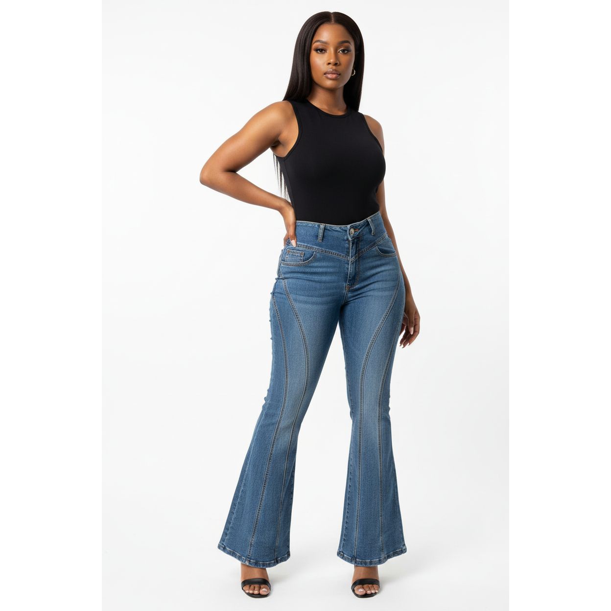 Bellbottom Boyfriend Jeans