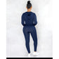 Zipper Tracksuit Set