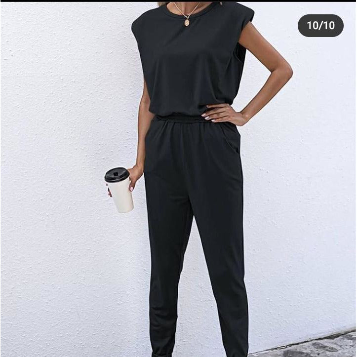 Sleeveless Top and Pants Set 