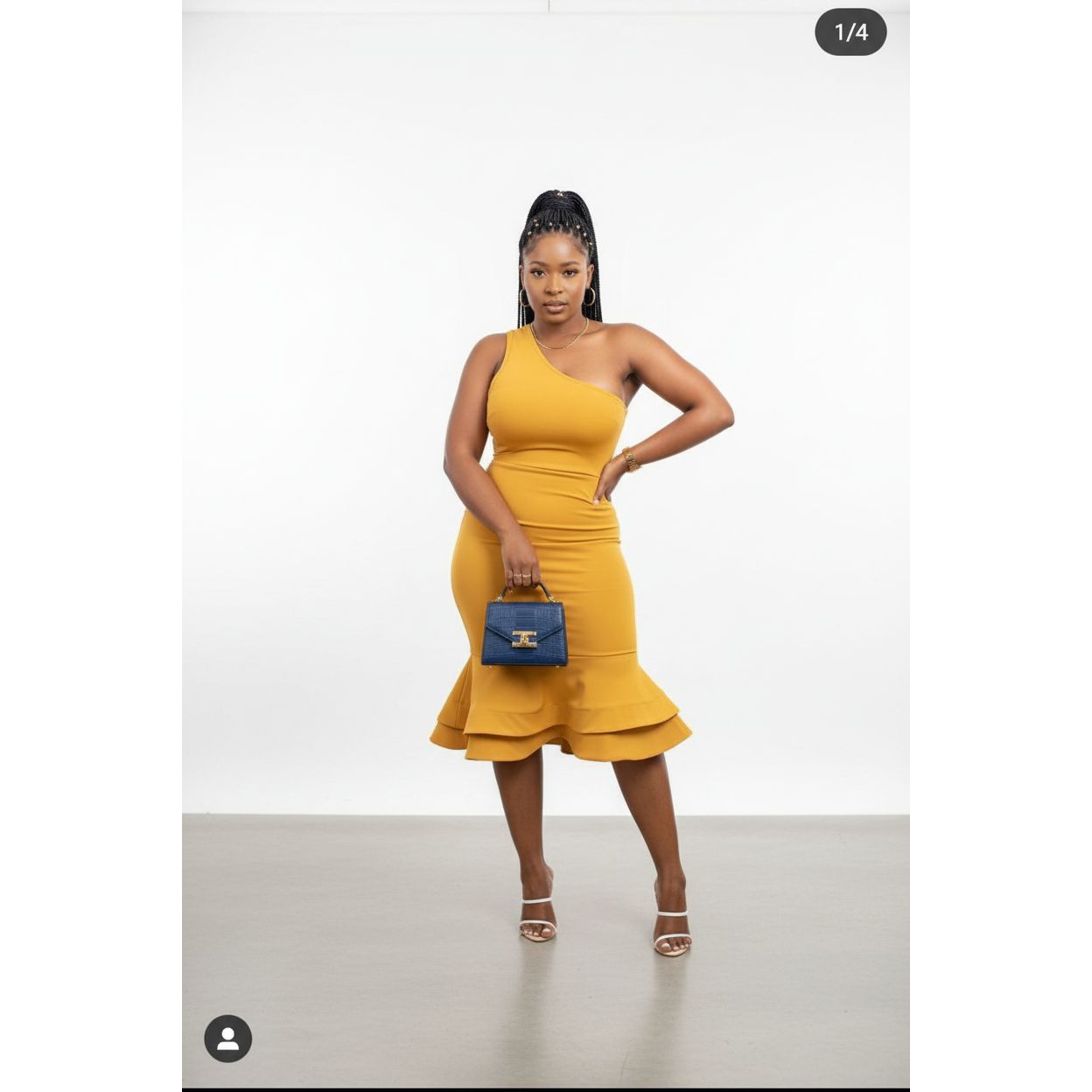 One Shoulder Cocktail Dress