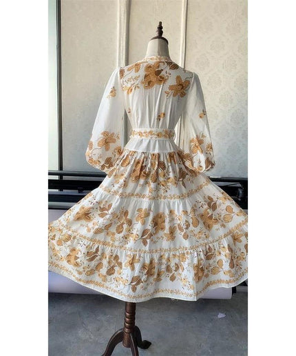 Floral Print Maxi Dress 