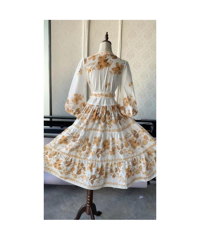 Floral Print Maxi Dress 