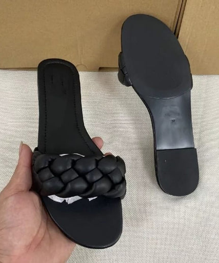 Slides Open Toe Flat Shoes