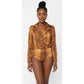 Snake Print Bodysuit