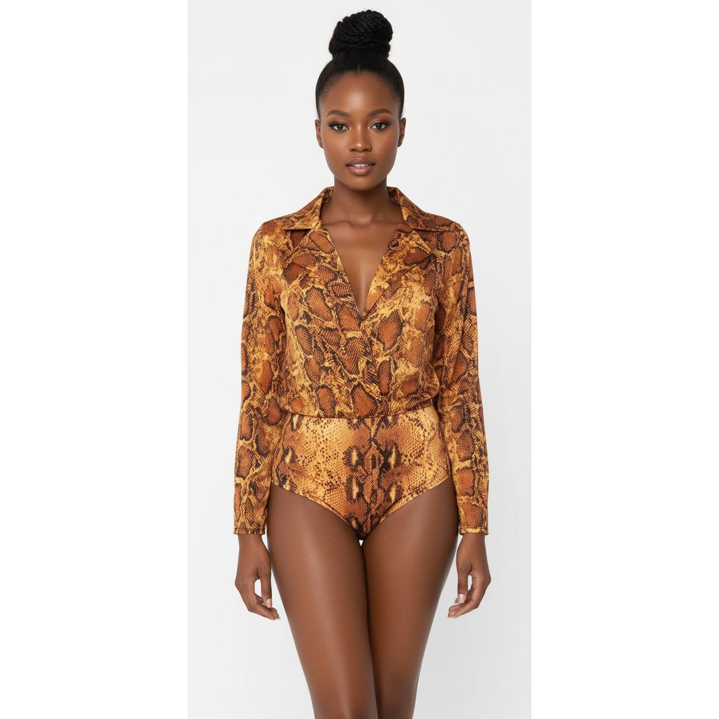 Snake Print Bodysuit
