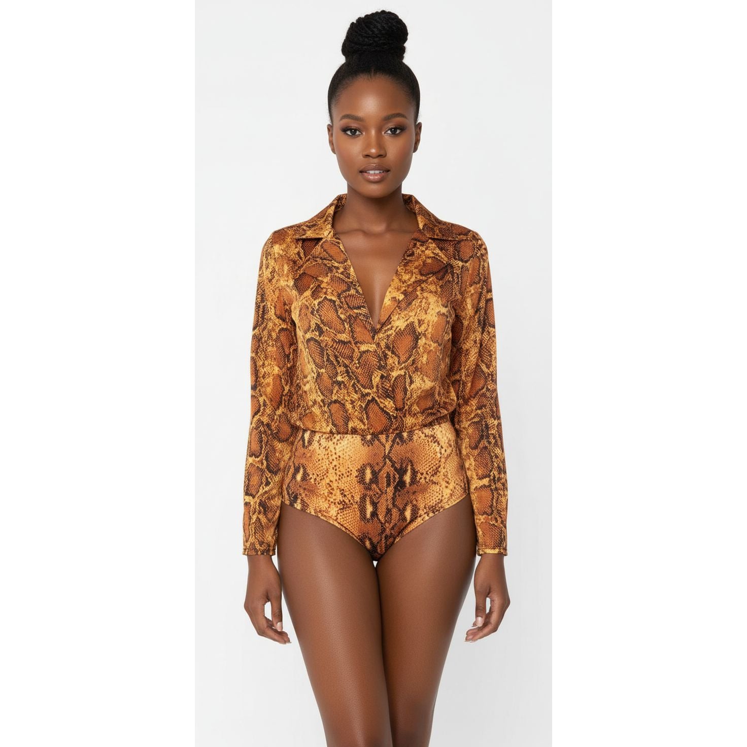Snake Print Bodysuit