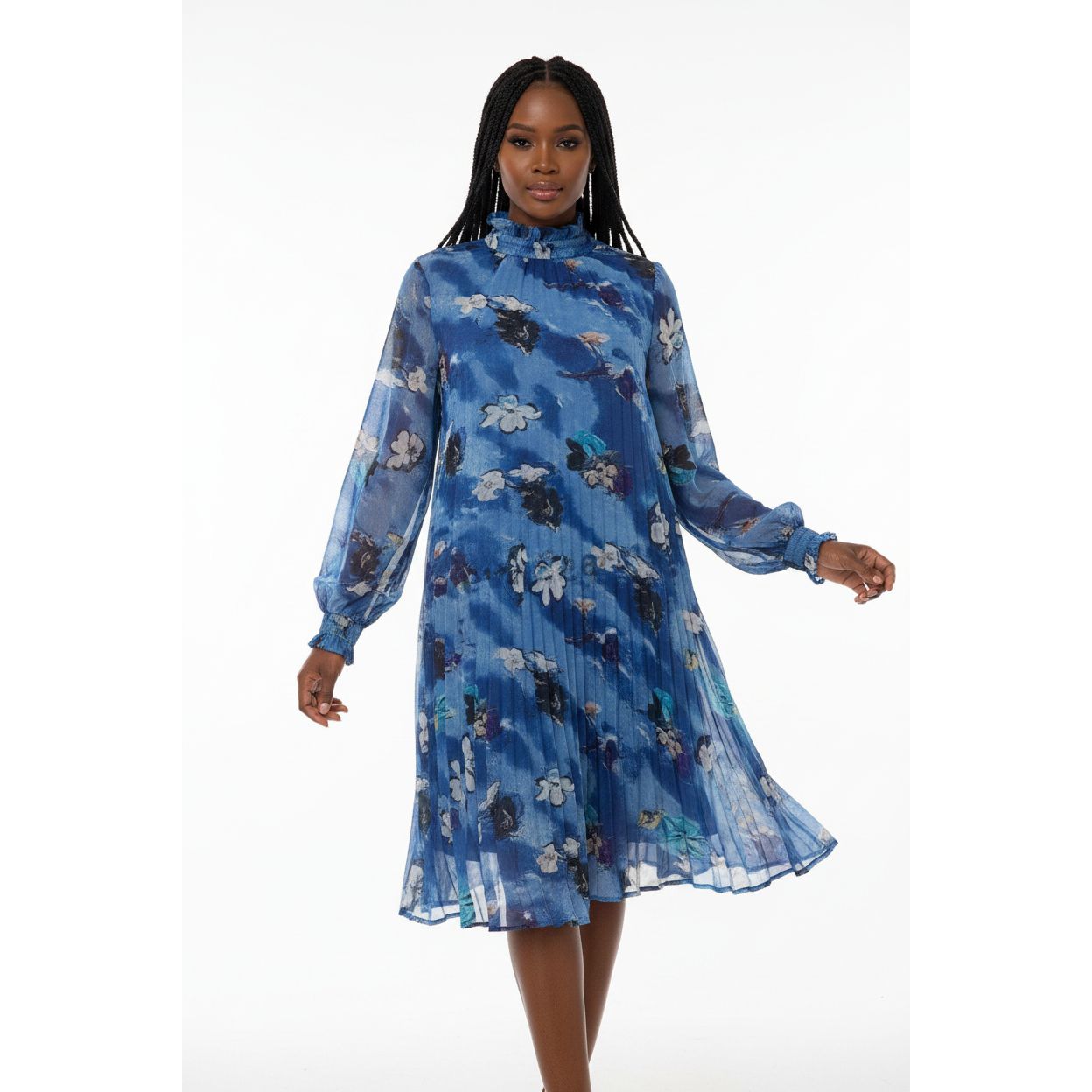Floral Print Vintage Dress