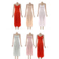 Spaghetti Strap Satin Dress