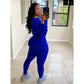 Ribbed Two Piece Set Tracksuit