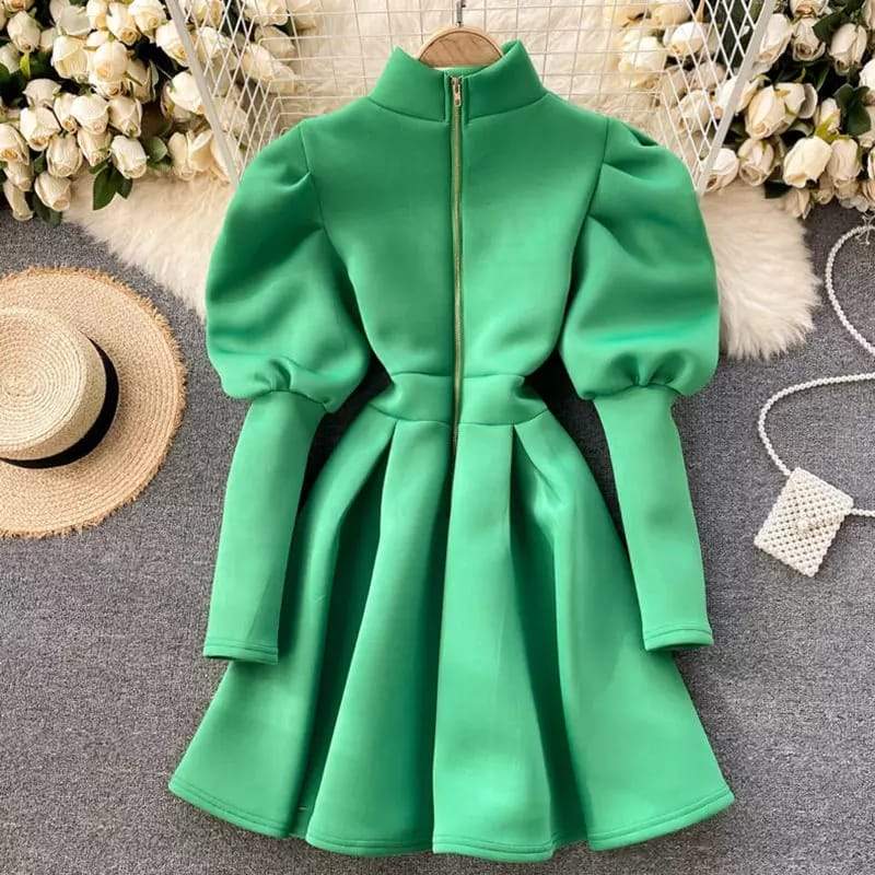 Puff Long Sleeve Dresses