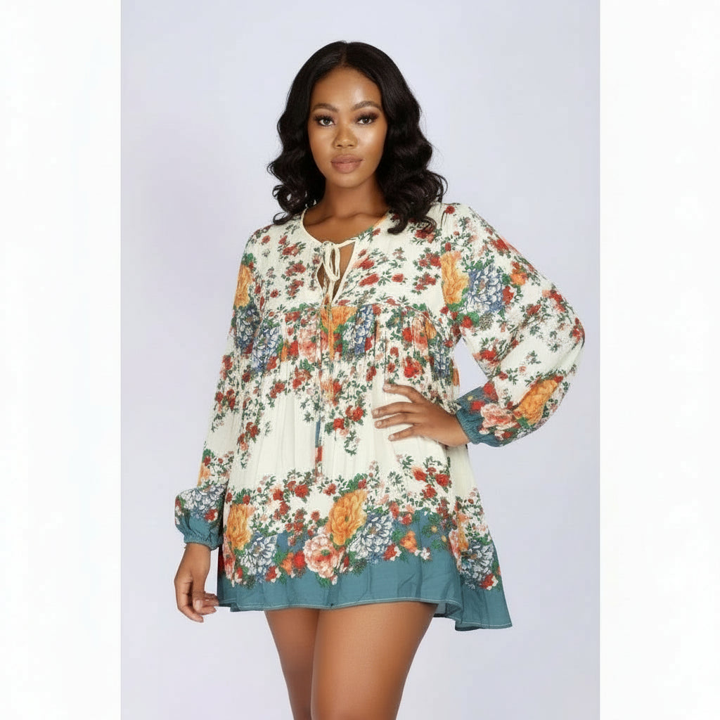 Floral Mini Dress 