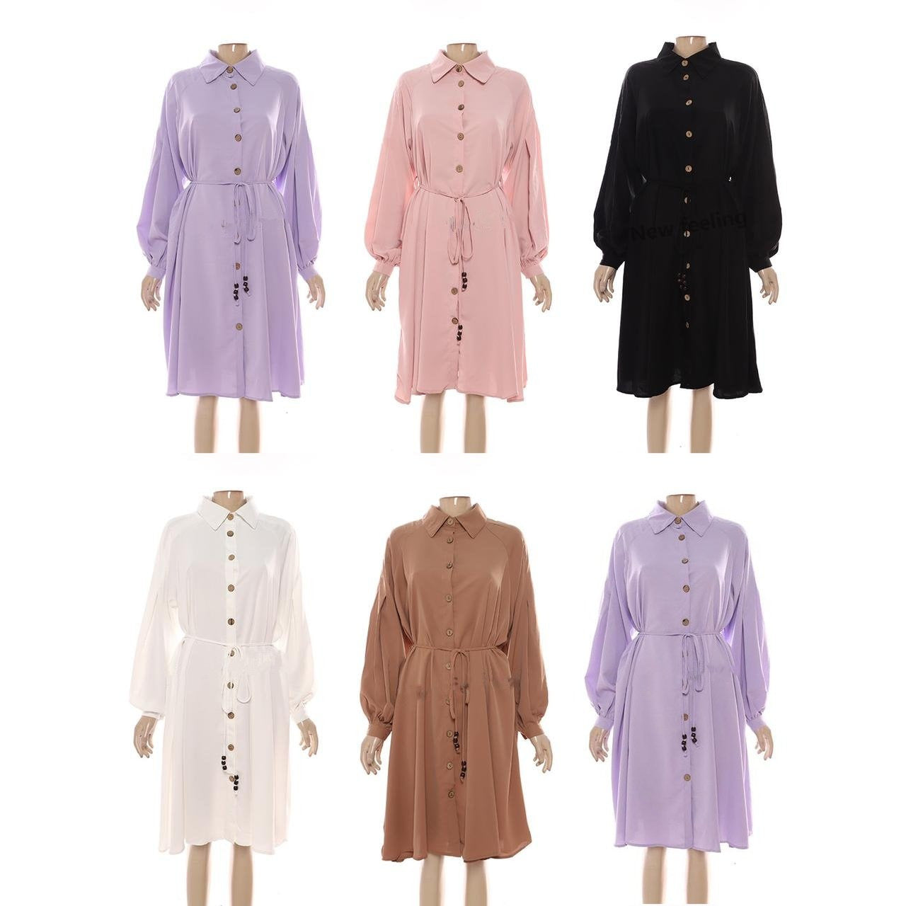 Long Casual Shirt Dress