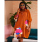 Colour full Oversized Shirt Dress