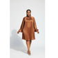 Glitter Long Sleeve Mini Bubble Dress 