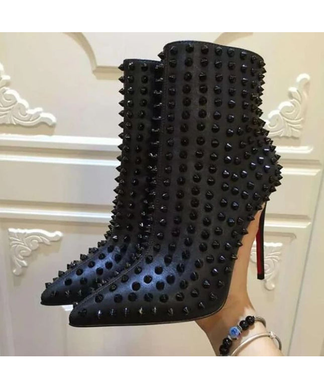 Studs Ankle Boots