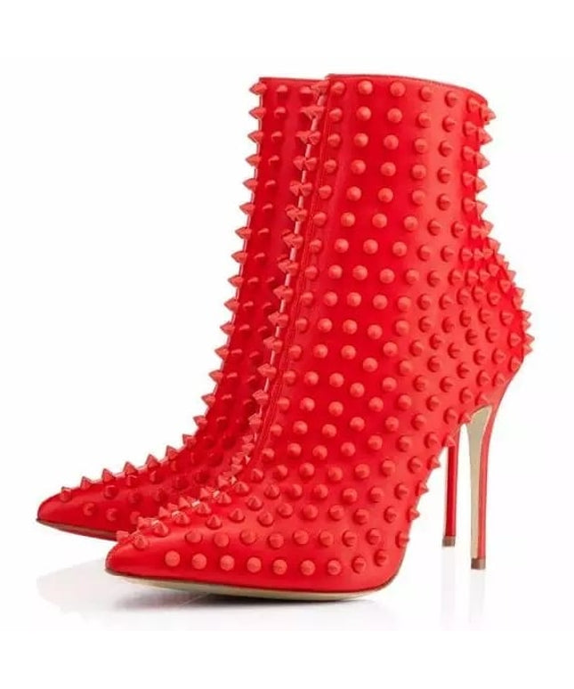 Studs Ankle Boots
