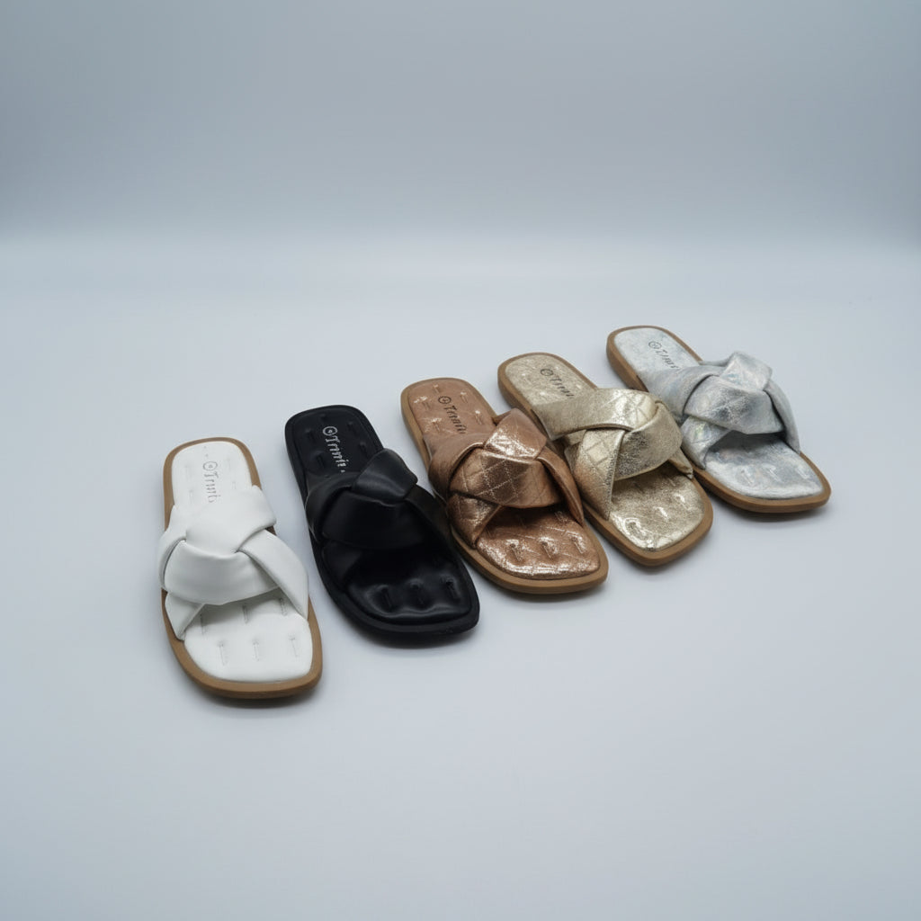 summer flat bottom lazy sandals
