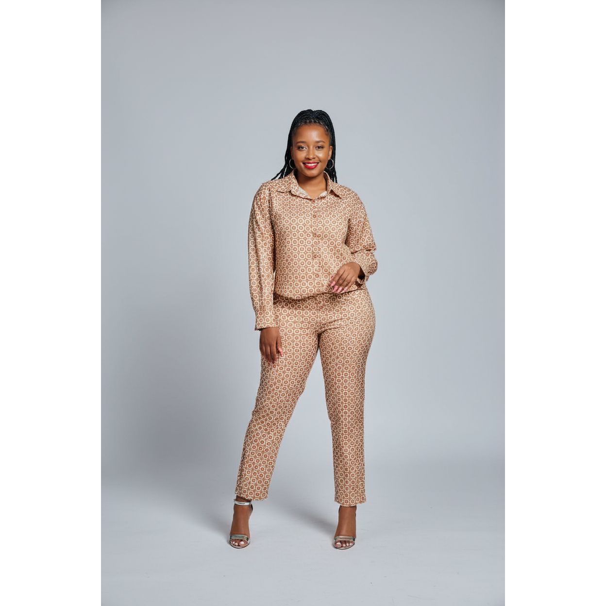 Printed Shirt & Pants Set