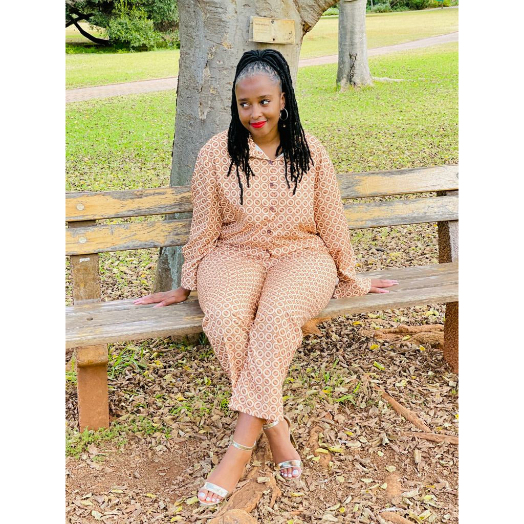 Printed Shirt & Pants Set