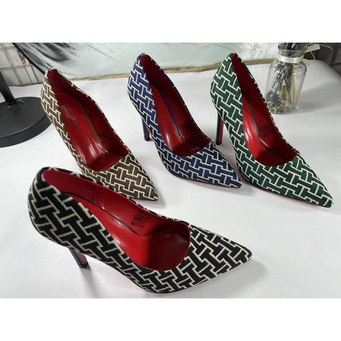 COLOR FULL HIGH HEEL SHOES