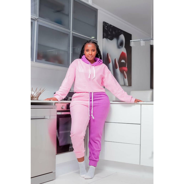 Two Tone Sweaters Tracksuit Set — YELLOW SUB TRADING