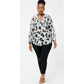 Black & White Cow Print Shirt