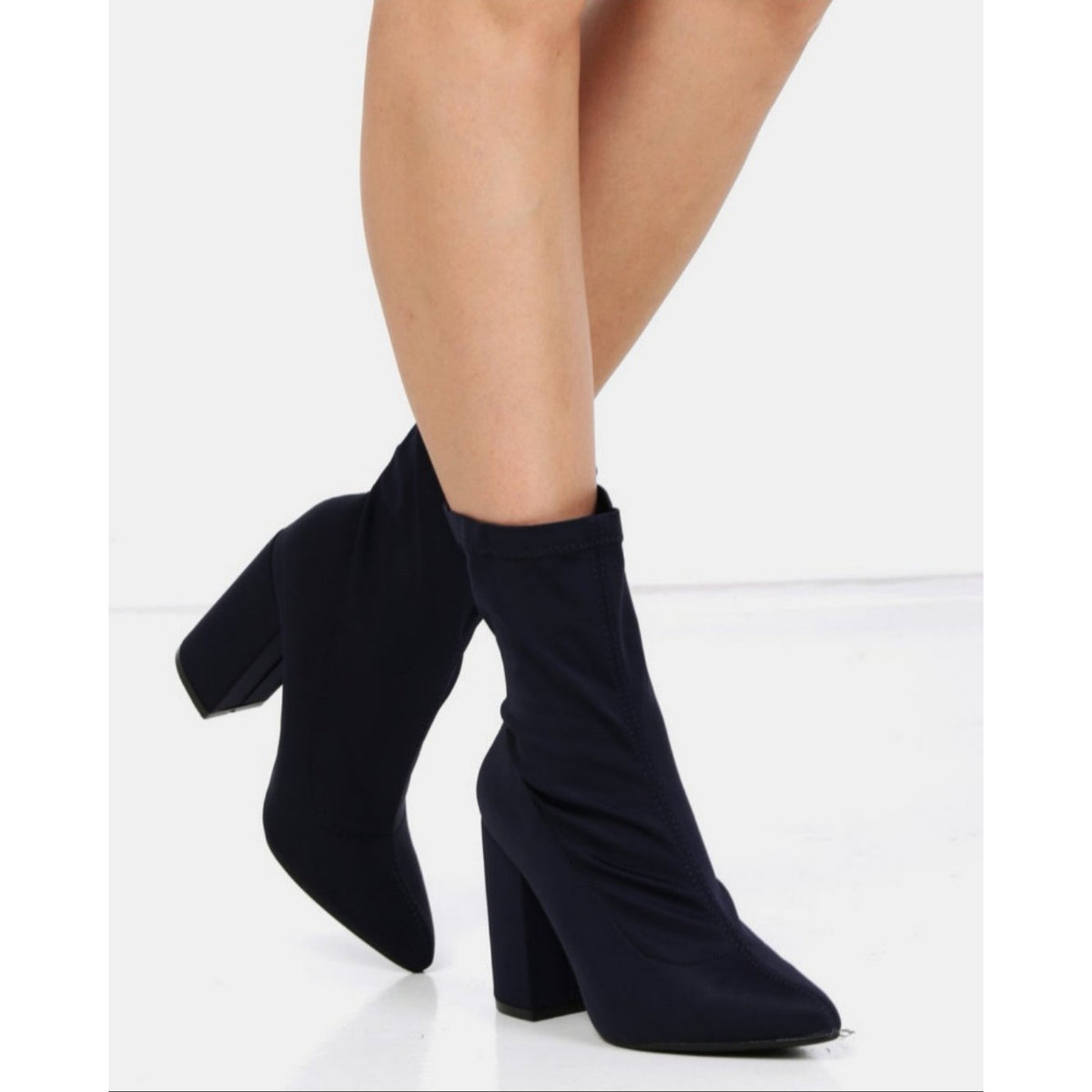 Leather ankle boots with block heel - Woman | Mango South Africa