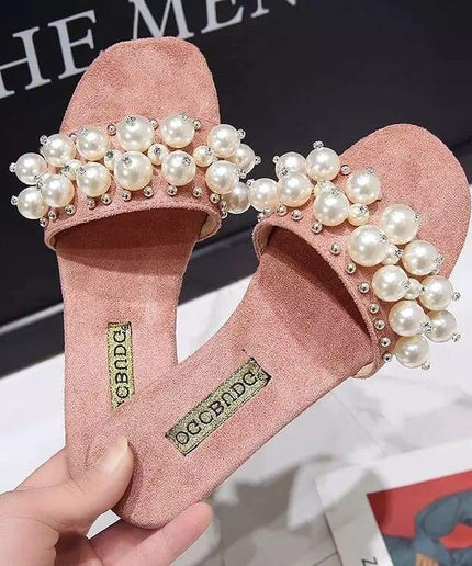 Pearl Shoes Flat Sandals