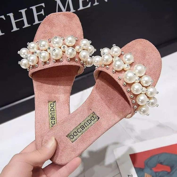 Pearl Shoes Flat Sandals