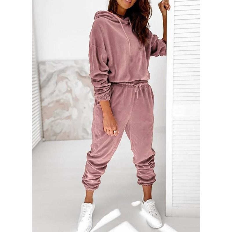 Velvet Tracksuit Set