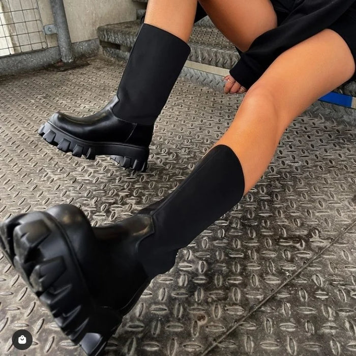Platform Thigh High Boots