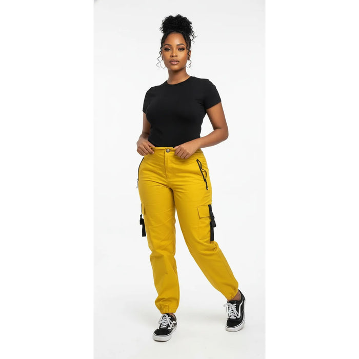 Yellow cargo pants forever 2025 21