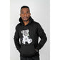 Hooded Print Sweater Men's Top