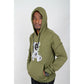 Hooded Print Sweater Men's Top