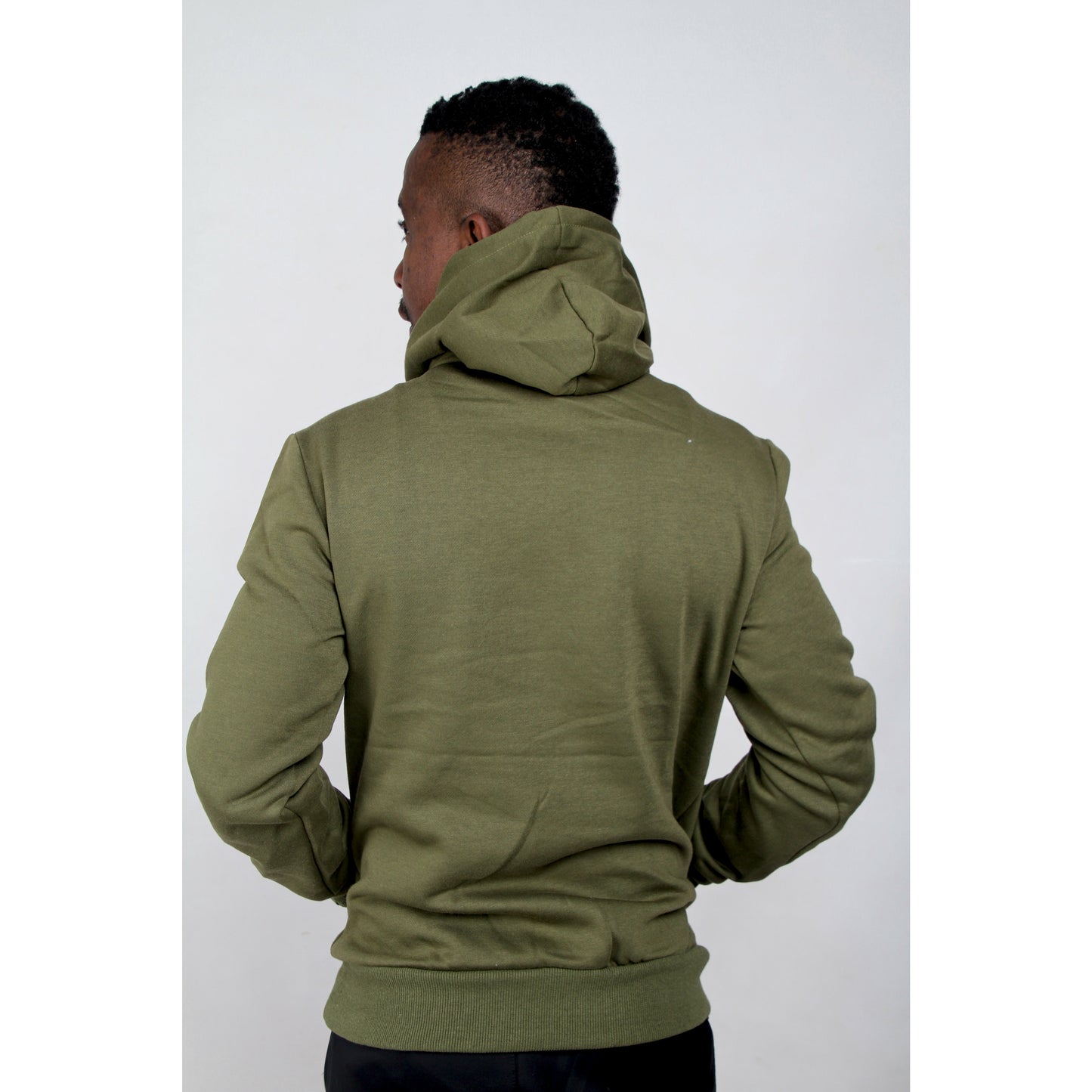 Hooded Print Sweater Men's Top