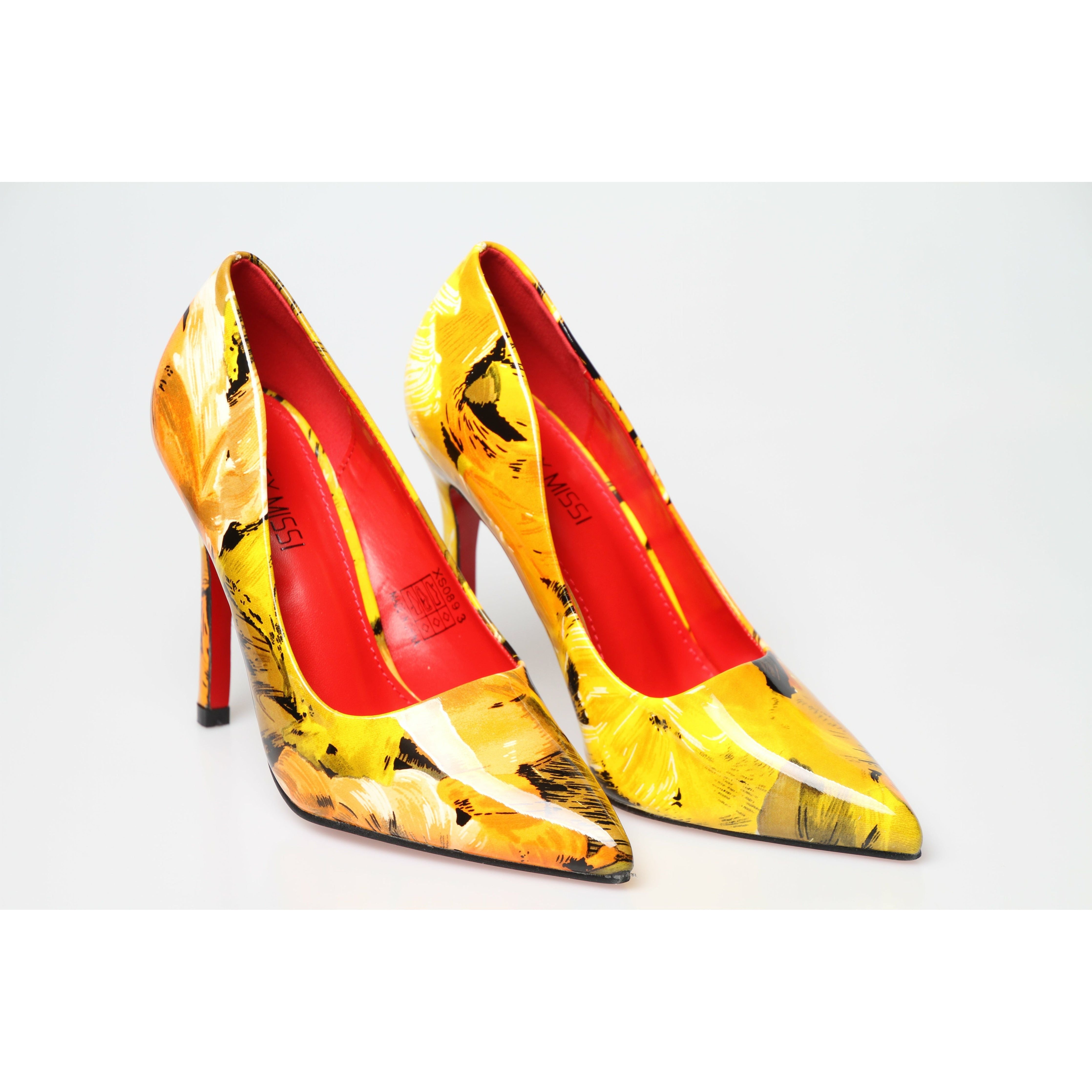 Floral Slip Stiletto Heel – YELLOW SUB TRADING